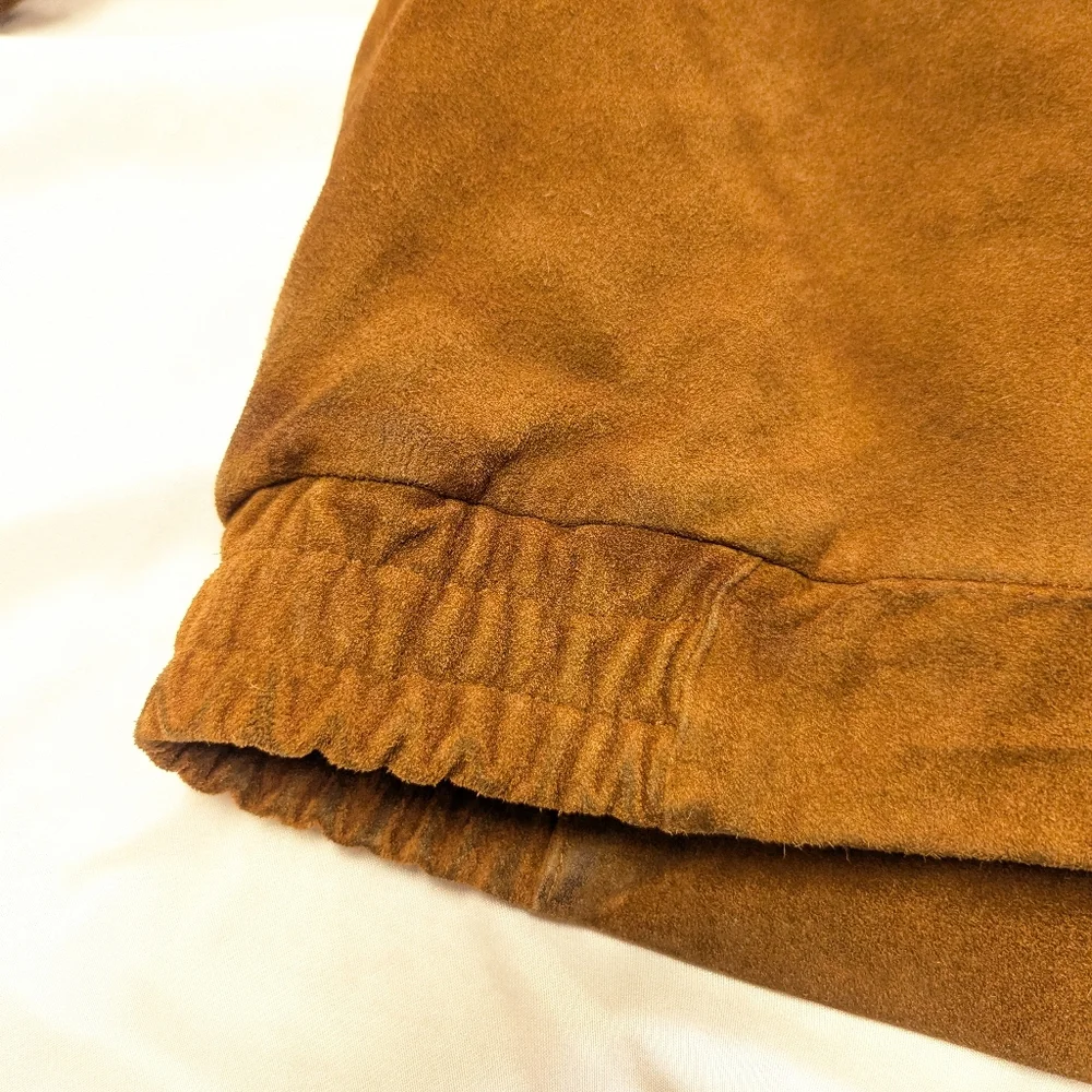 Tarleton 70s Vintage Leather Quilted Coat DAMAGE READ Western Streetwear Work
